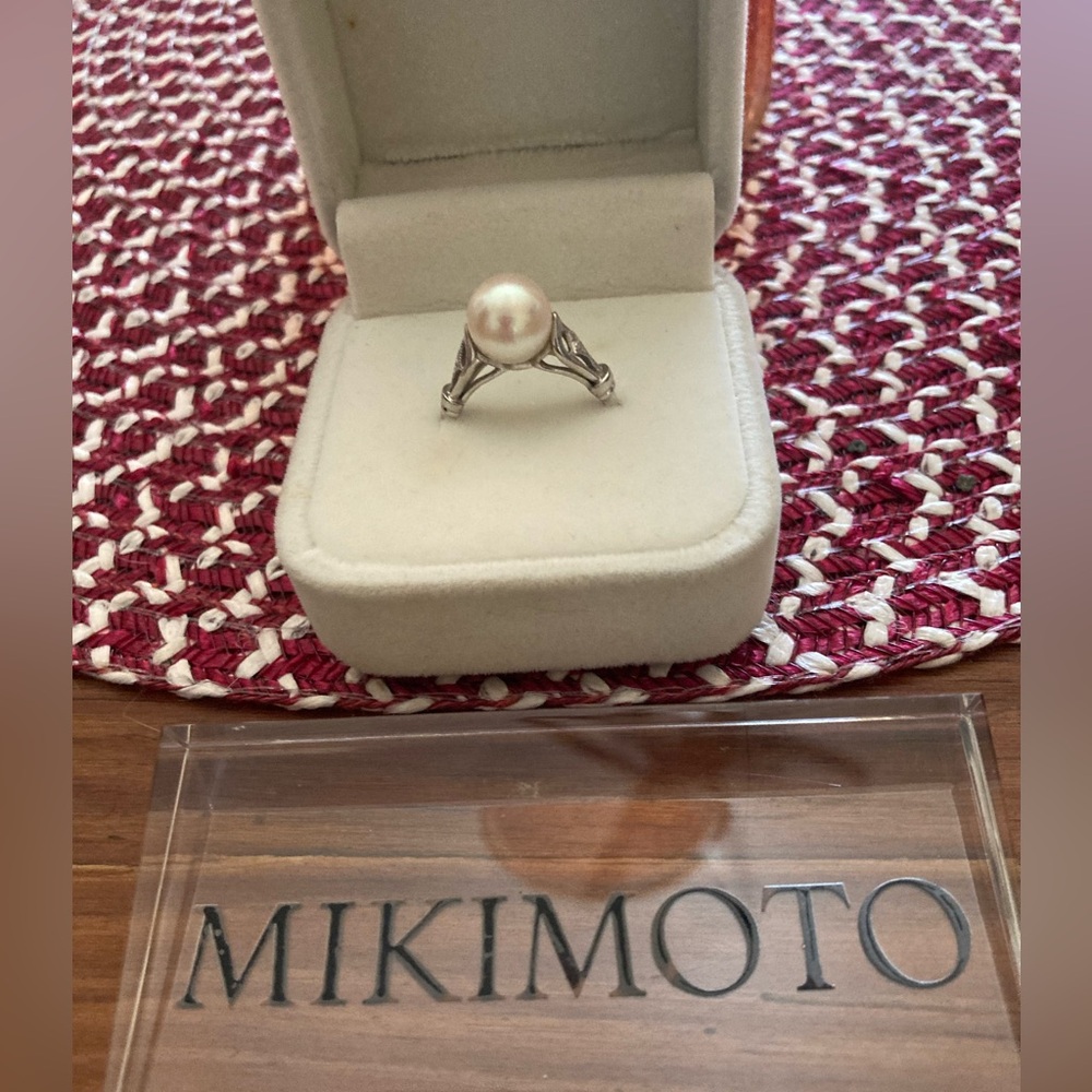 Mikimoto Akoya pearl ring
